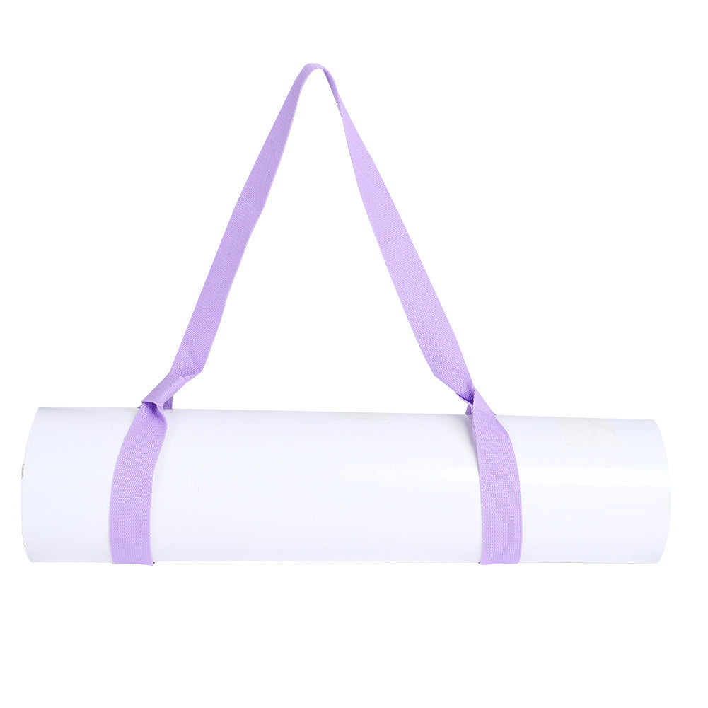 Adjustable Yoga Mat Sling Strap – Portable Carrier Belt for Gym & Travel (Light Purple)