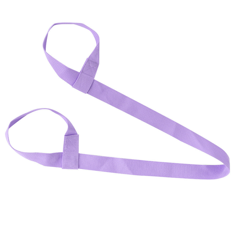 Adjustable Yoga Mat Sling Strap – Portable Carrier Belt for Gym & Travel (Light Purple)