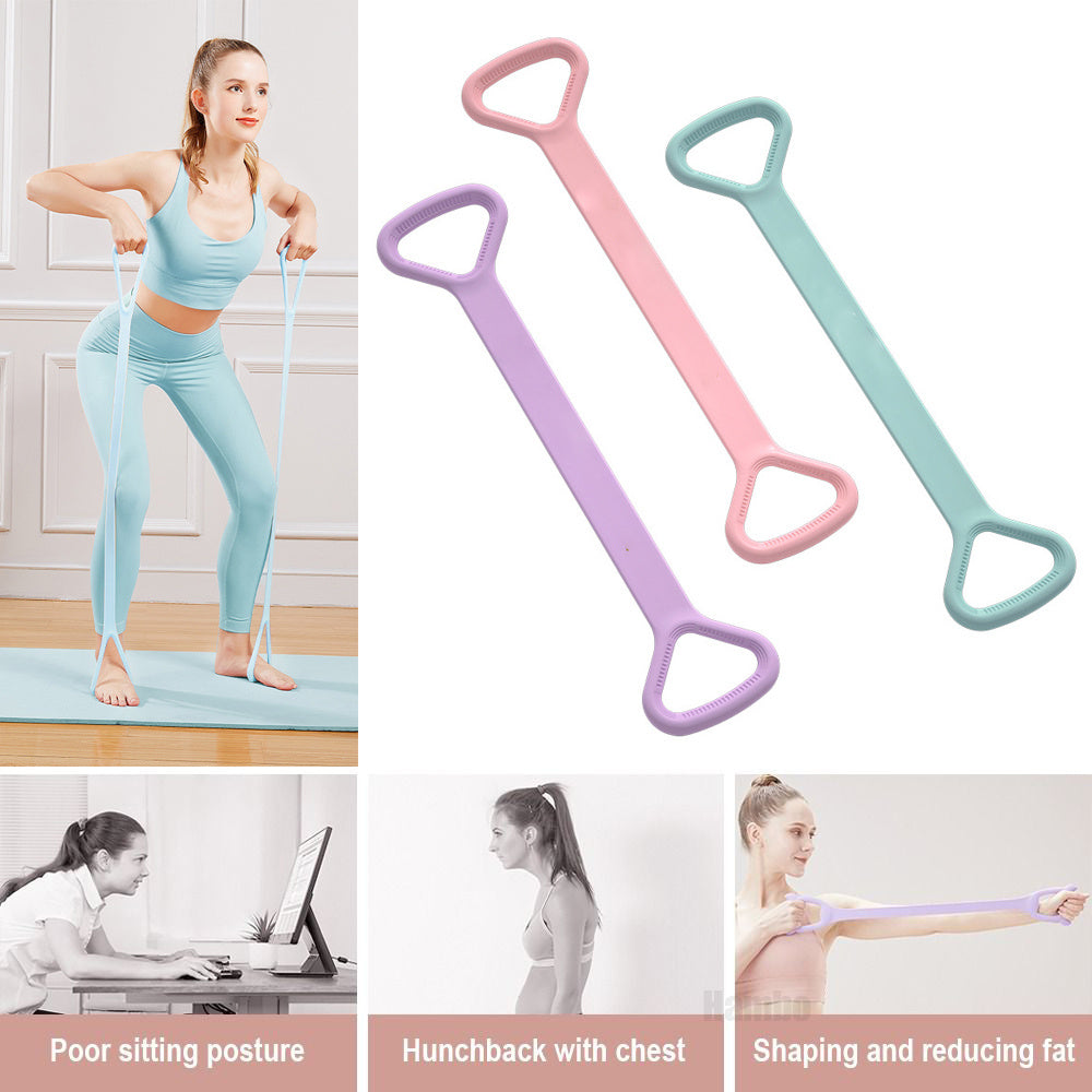 Yoga Fitness Resistance Band – Elastic Training Rope for Arm, Back, Chest & Shoulder Workouts