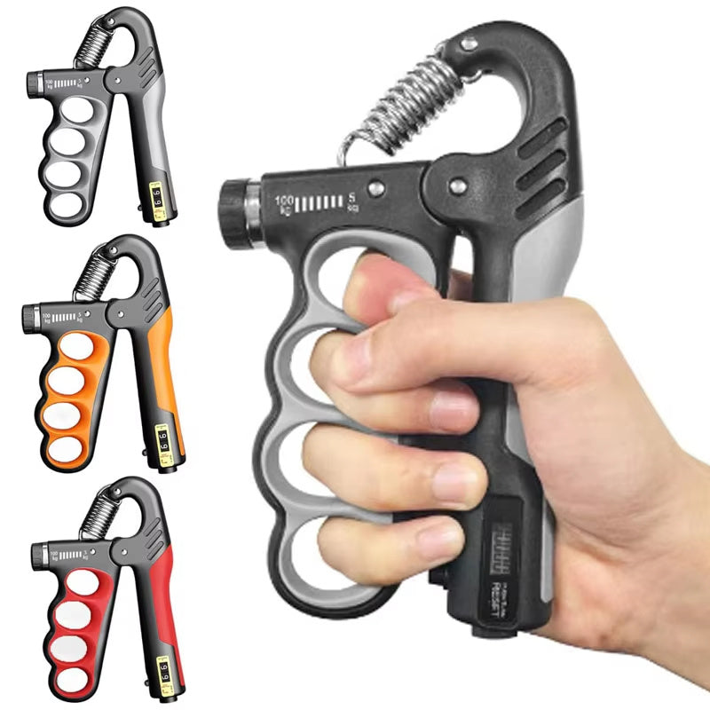 5-100kg Adjustable Hand Grip Strengthener – Wrist & Forearm Trainer for Strength & Endurance