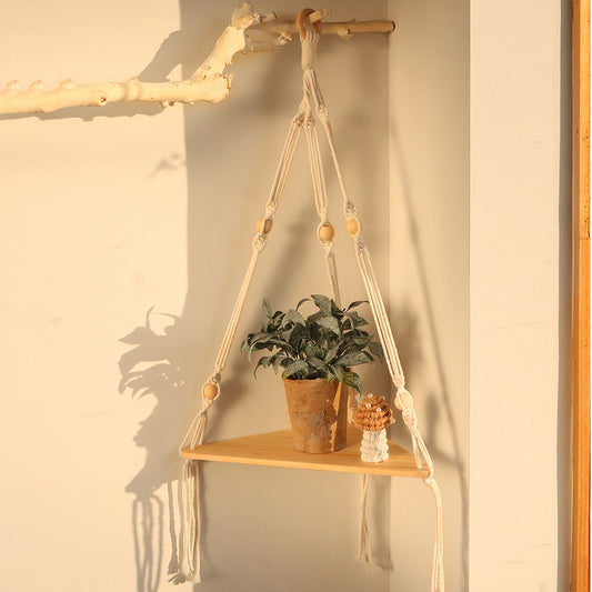 Macrame Hanging Shelves – Boho Chic Home & Plant Decor