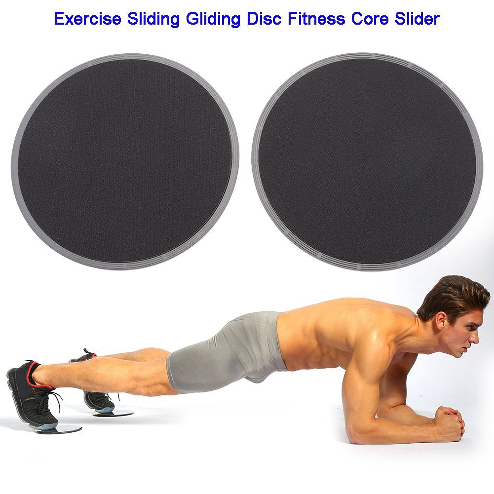 2PCS Exercise Sliding Gliding Discs – Core Sliders for Full-Body Workout & Fitness Training