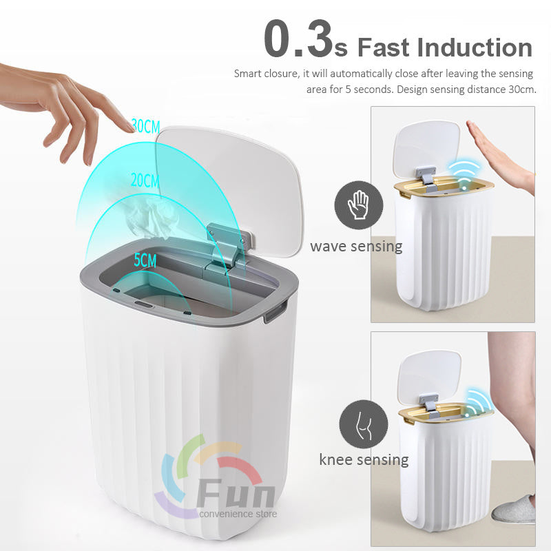 Smart Trash Can – Automatic Induction Dustbin for Home, Kitchen & Car