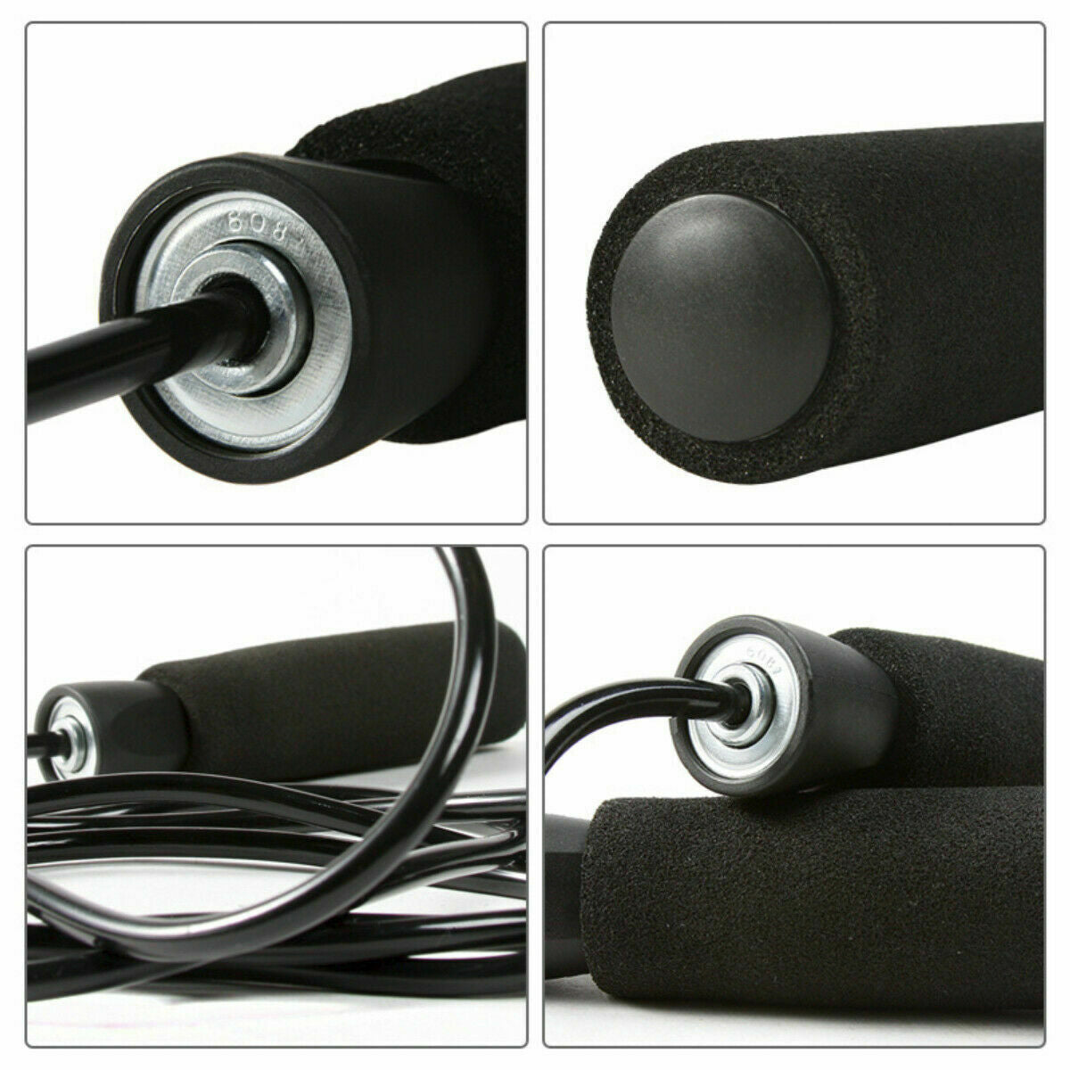 Adjustable Speed Jump Rope – Tangle-Free Bearing System for Boxing, Fitness & Cardio Workouts