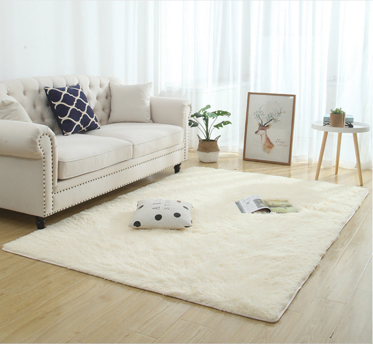 Silky Fluffy Shaggy Rug – Luxurious Plush Carpet for Modern Home Decor