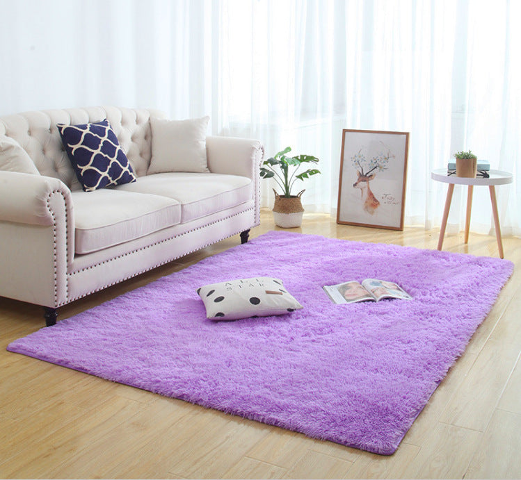 Silky Fluffy Shaggy Rug – Luxurious Plush Carpet for Modern Home Decor