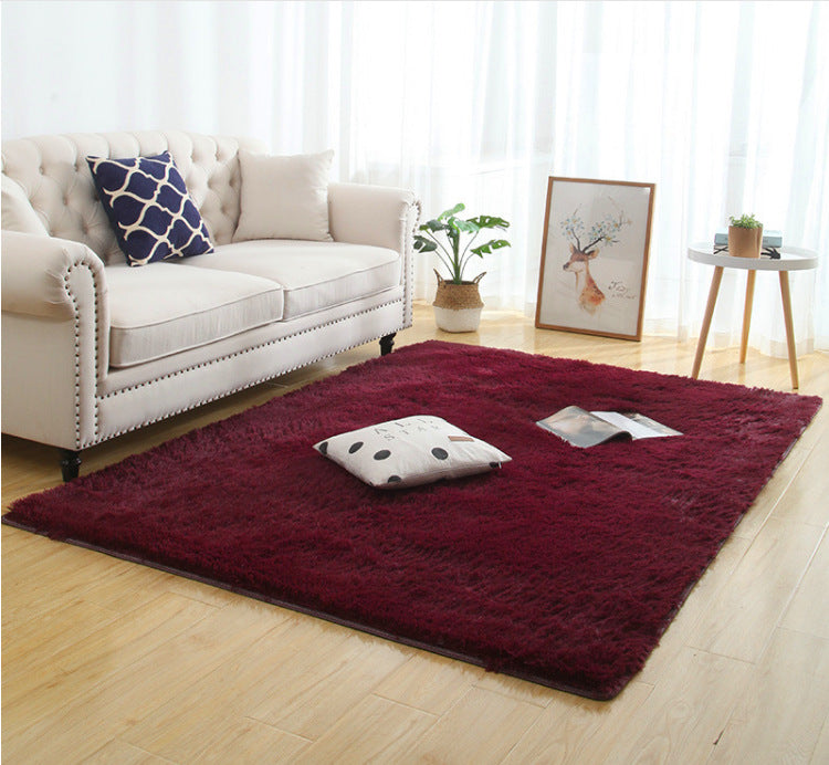 Silky Fluffy Shaggy Rug – Luxurious Plush Carpet for Modern Home Decor