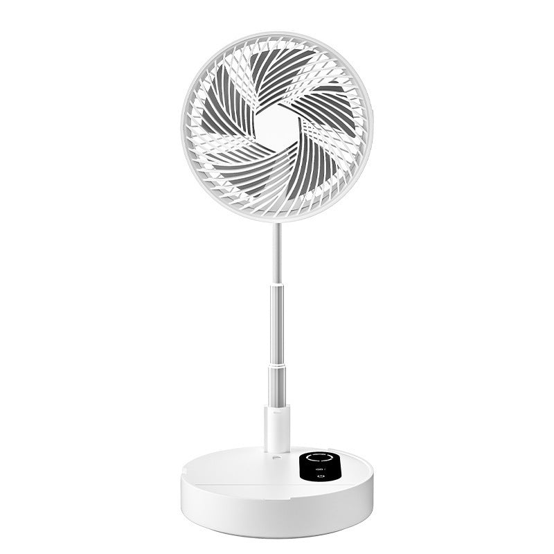 USB Rechargeable Portable Retractable Mini Fan – Compact & Adjustable Cooling