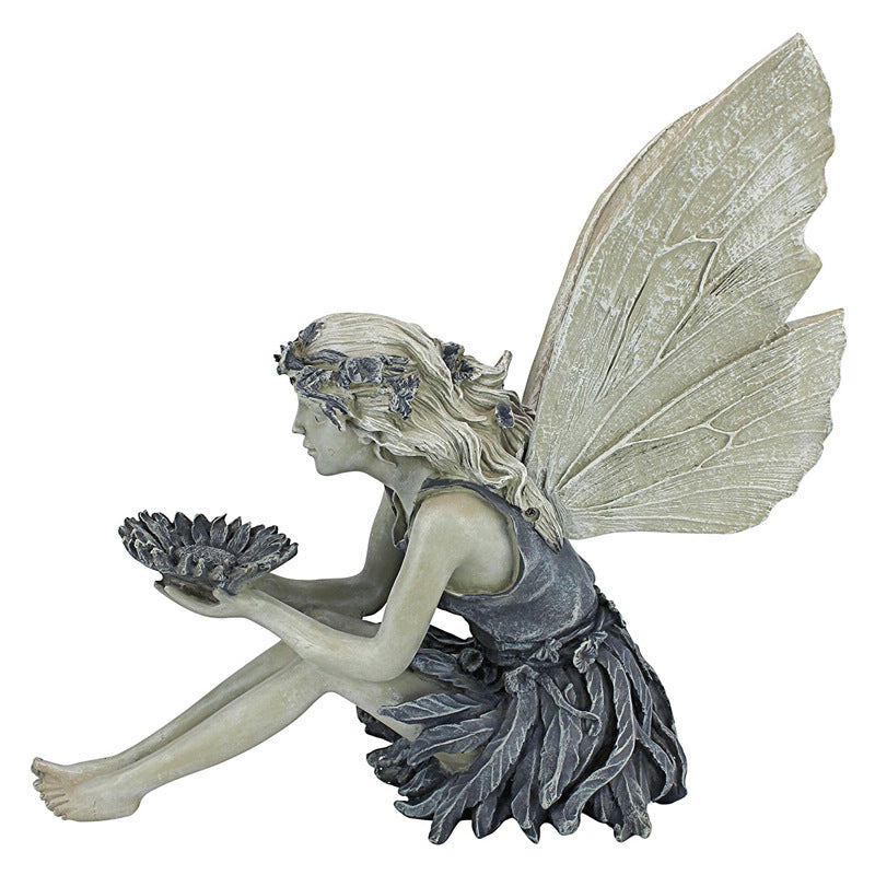 Fairy Garden Statue – Enchanting Resin Ornament for Home & Outdoor Decor