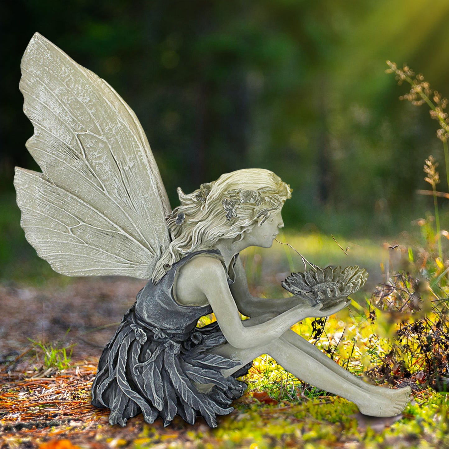 Fairy Garden Statue – Enchanting Resin Ornament for Home & Outdoor Decor