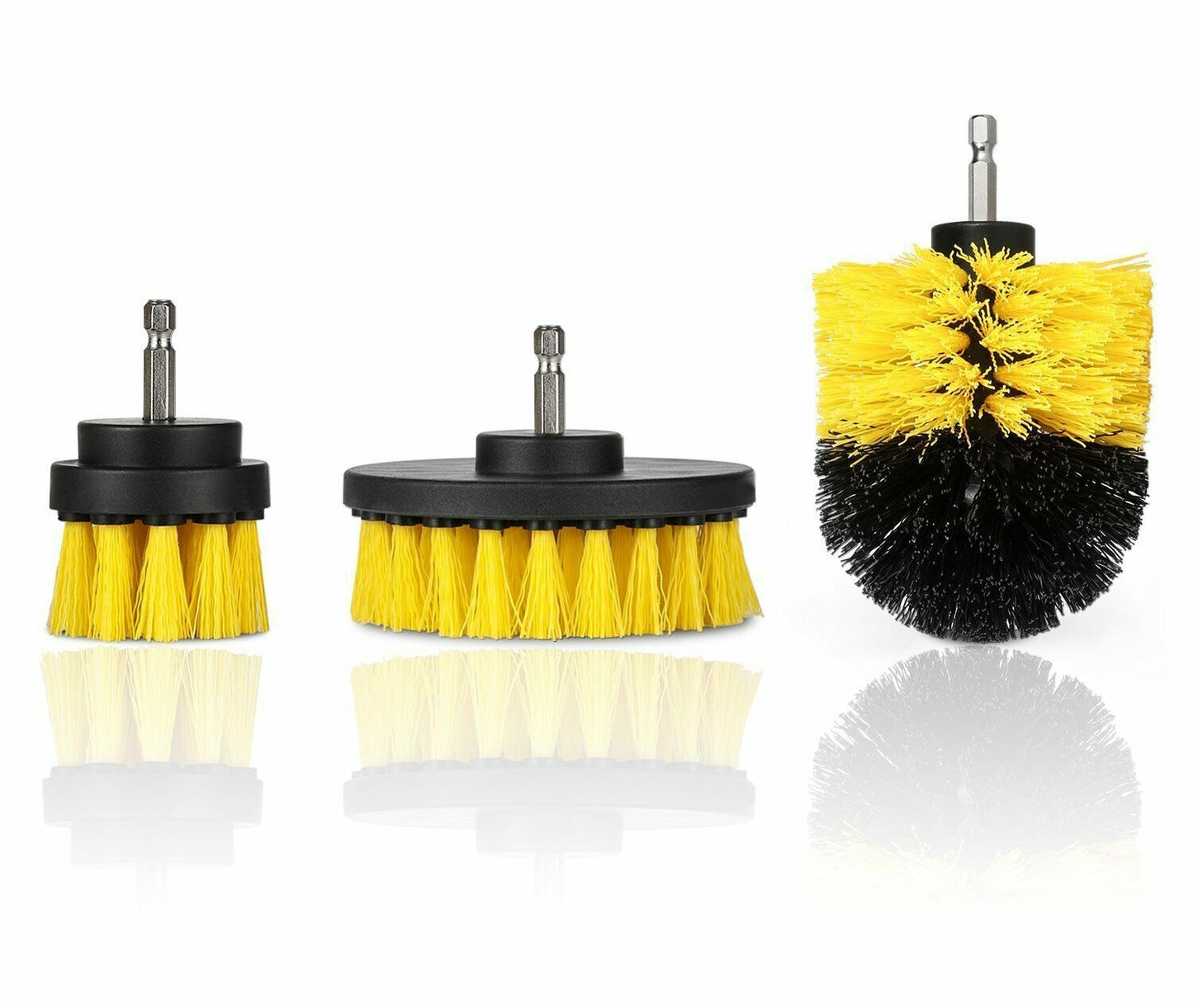 Drill Brush Set – Power Scrubber Brushes for Car, Carpet, Tile & Grout Cleaning