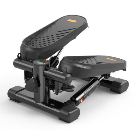 330LBS Capacity Mini Stepper with Resistance Bands & LCD Monitor – Home Office Fitness