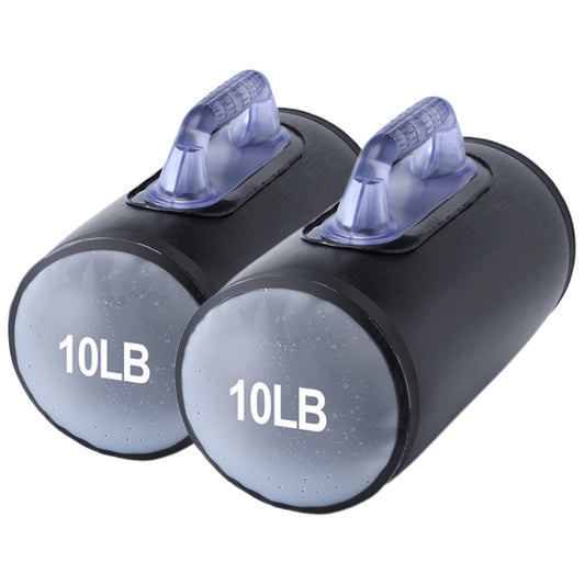 2x10lb Water Dumbbell Set – Adjustable & Portable Free Weights for Home, Travel & Fitness