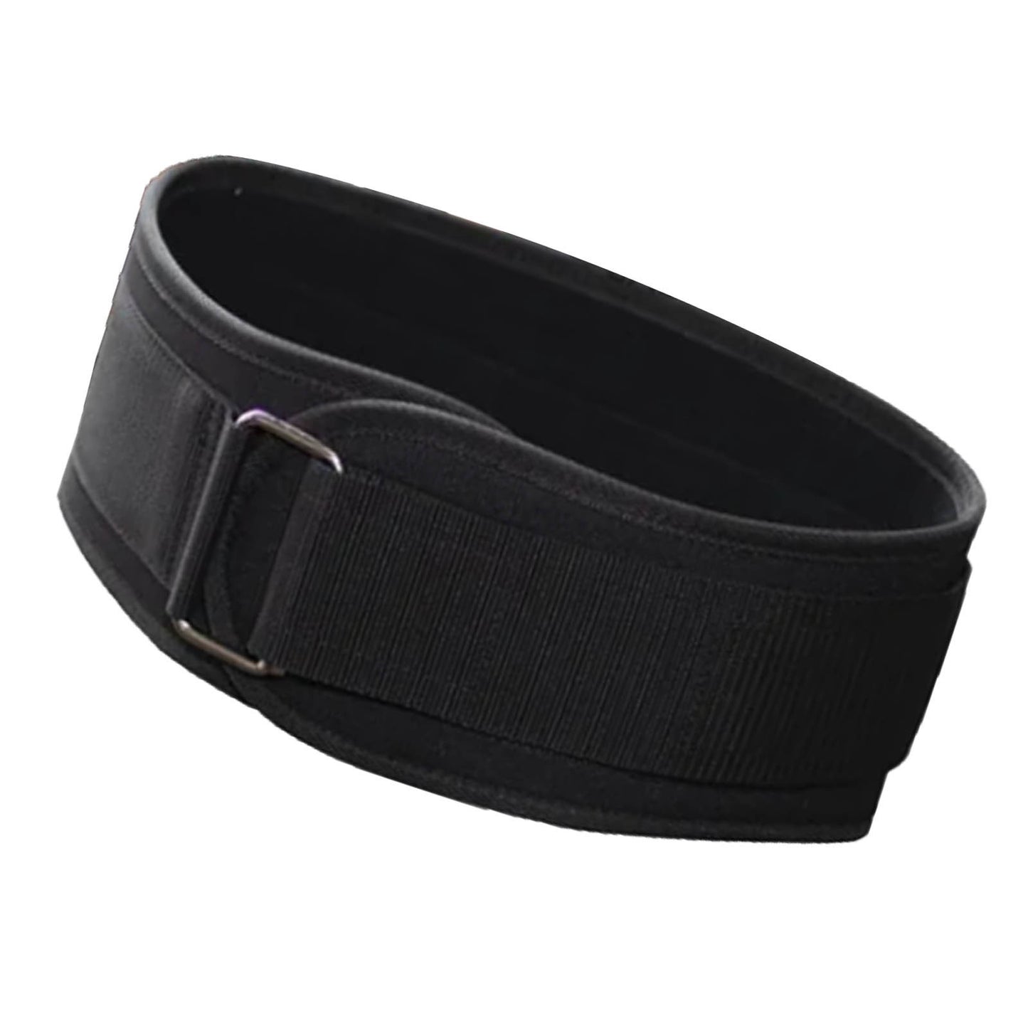 Breathable Weight Lifting Belt – Adjustable EVA Nylon Support for Strength Training (Black, S)