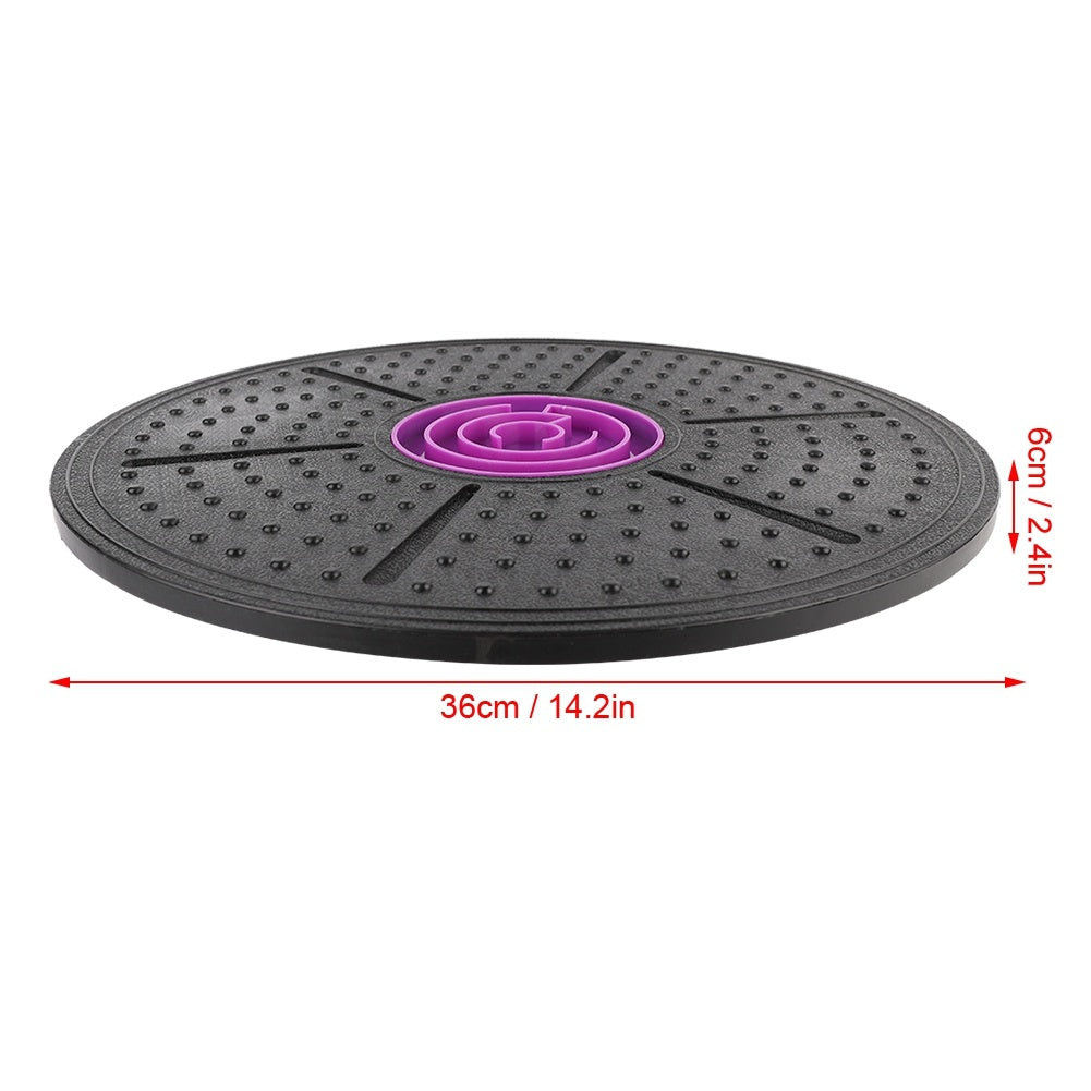 Purple Labyrinth Wobble Balance Board – Yoga, Fitness & Stability Training Disc