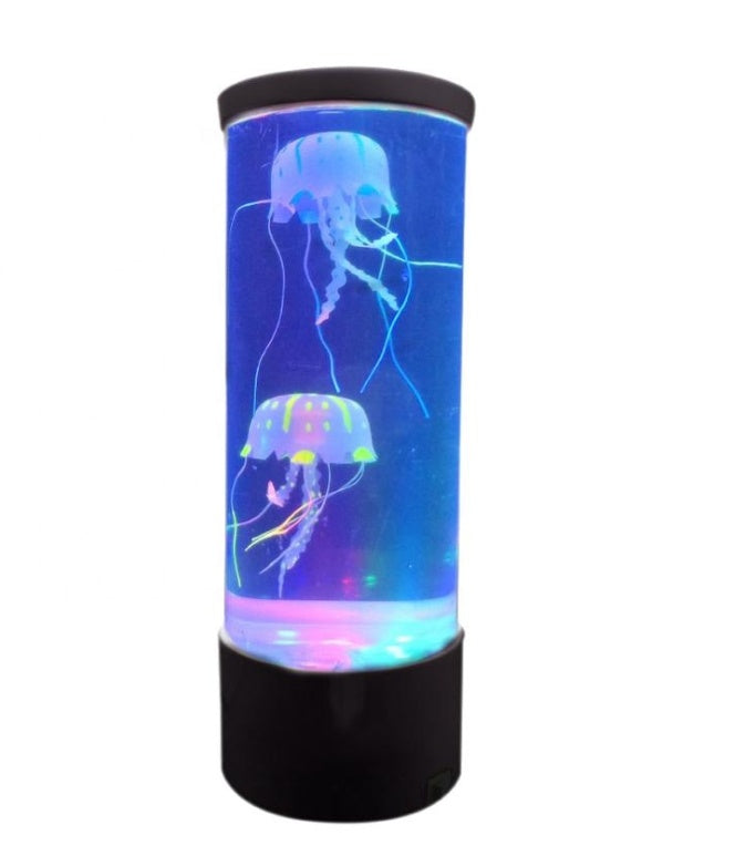 LED Jellyfish Aquarium Lamp – USB Powered Night Light for Relaxing Ambiance