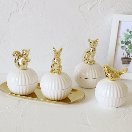 Animal Figurine Jewelry Box – Elegant Home Decor & Gift Idea