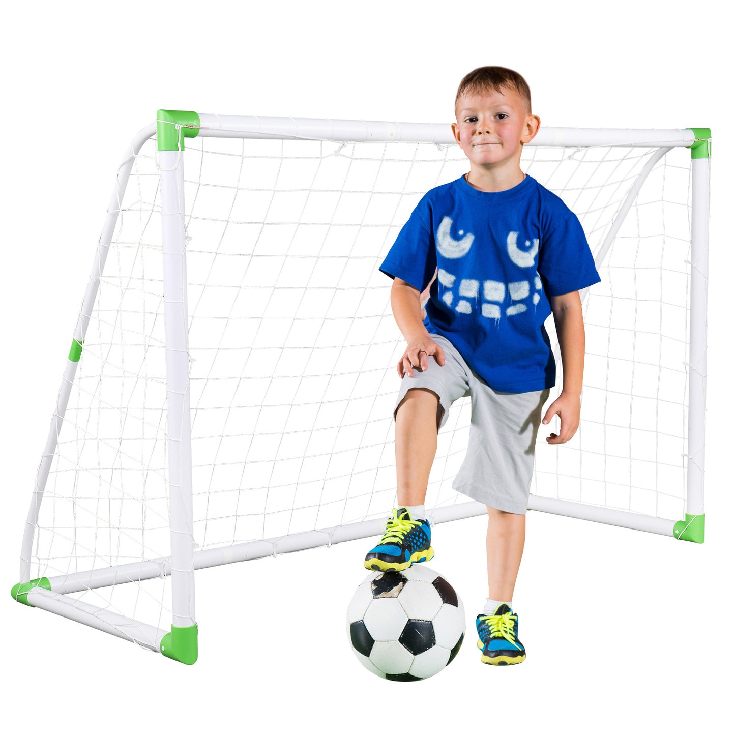 1.82m PVC Plastic Goal – Durable & Lightweight Soccer Goal for Training & Backyard Play