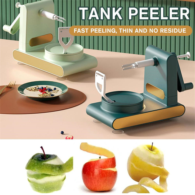 Hand-Cranked Multifunctional Peeler – 3-in-1 Fruit & Vegetable Cutter, Slicer & Corer