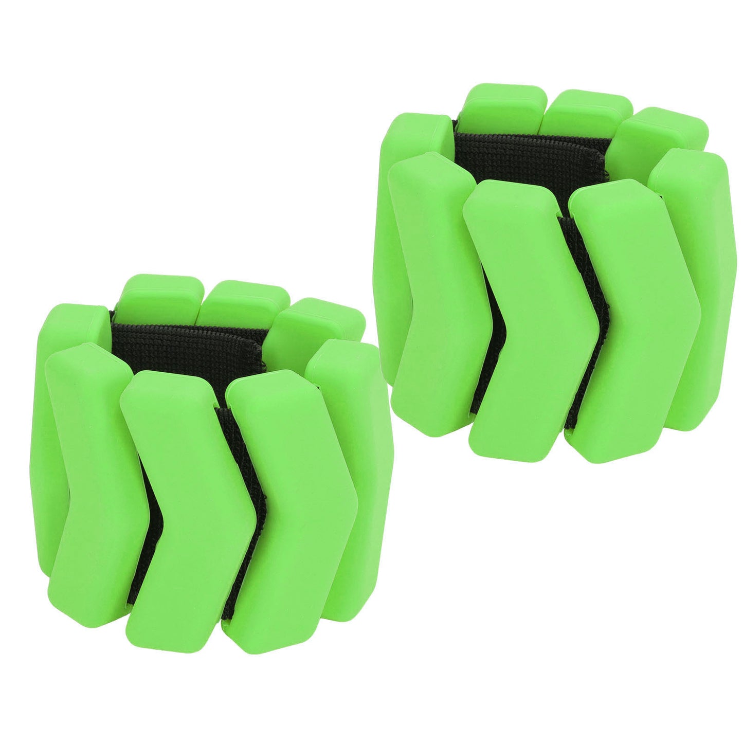 1 Pair Adjustable Resin Weight Bearing Bracelet – Wrist & Ankle Weights for Fitness & Sports (Green)