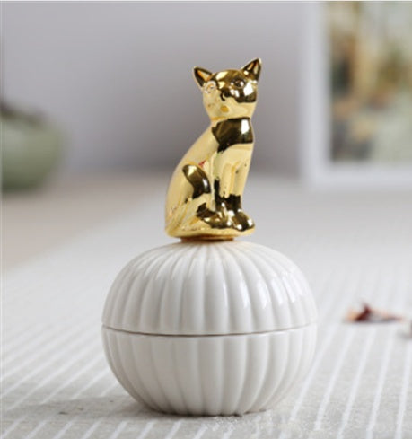 Animal Figurine Jewelry Box – Elegant Home Decor & Gift Idea