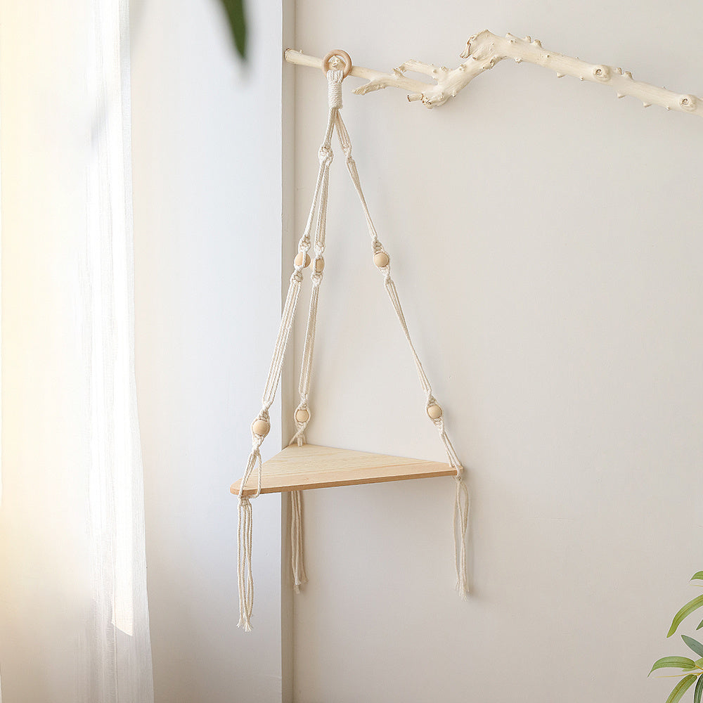 Macrame Hanging Shelves – Boho Chic Home & Plant Decor