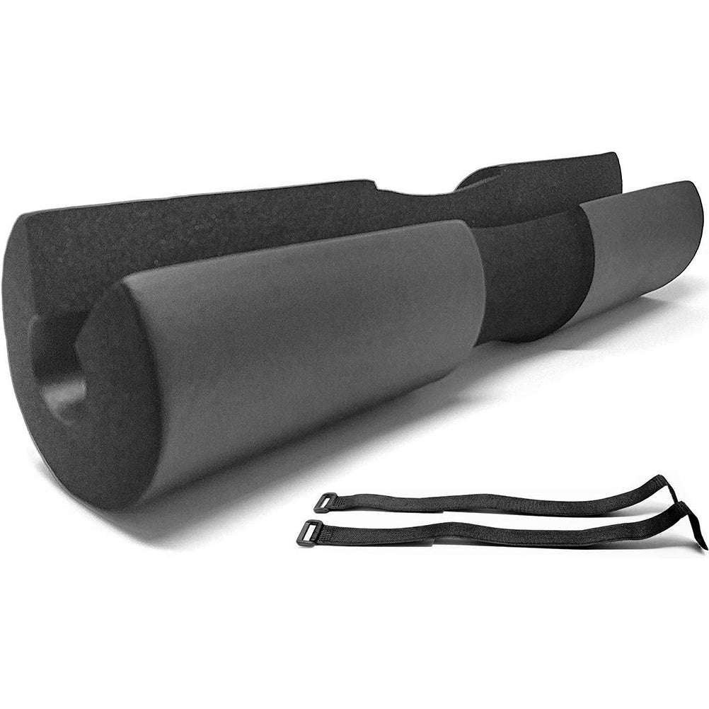 Foam Barbell Pad – Soft Squat Pad with 2 Fasteners for Comfort & Support