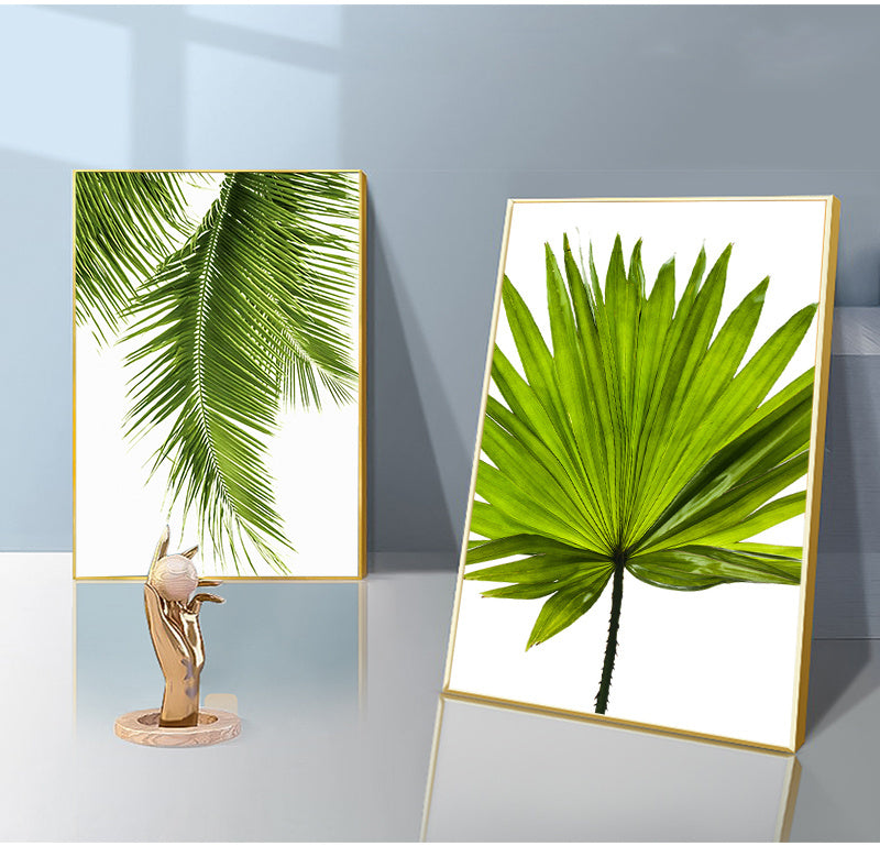 Home Decor Green Plant Canvas Painting – Refresh Your Space with Nature’s Beauty