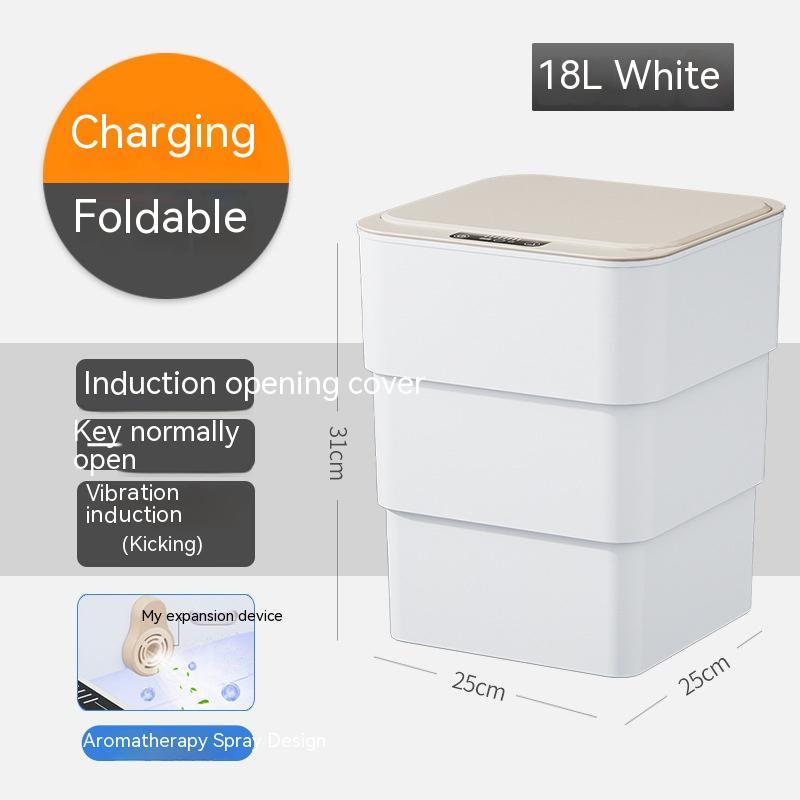 Smart Trash Can – Automatic Induction Dustbin for Home, Kitchen & Car