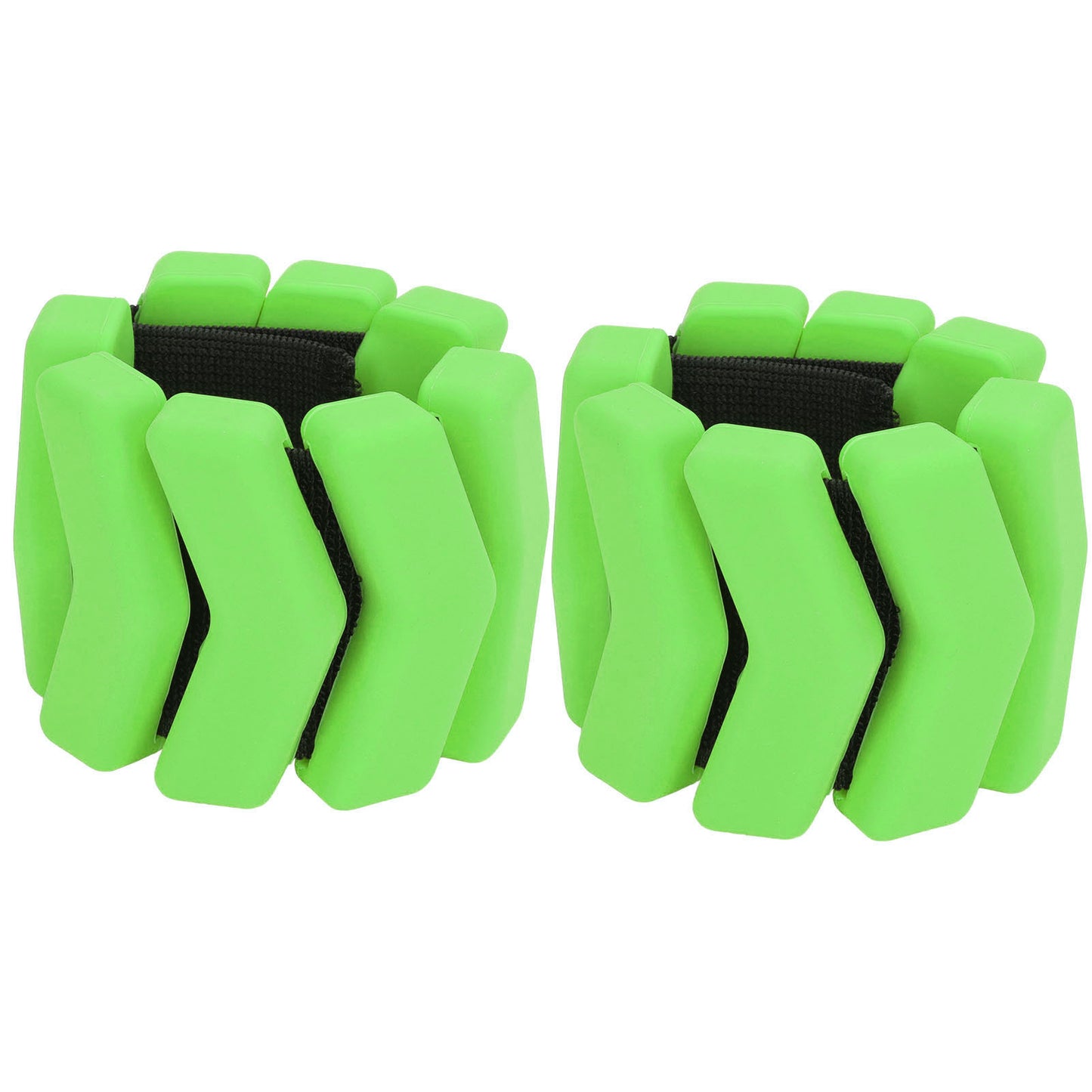 1 Pair Adjustable Resin Weight Bearing Bracelet – Wrist & Ankle Weights for Fitness & Sports (Green)