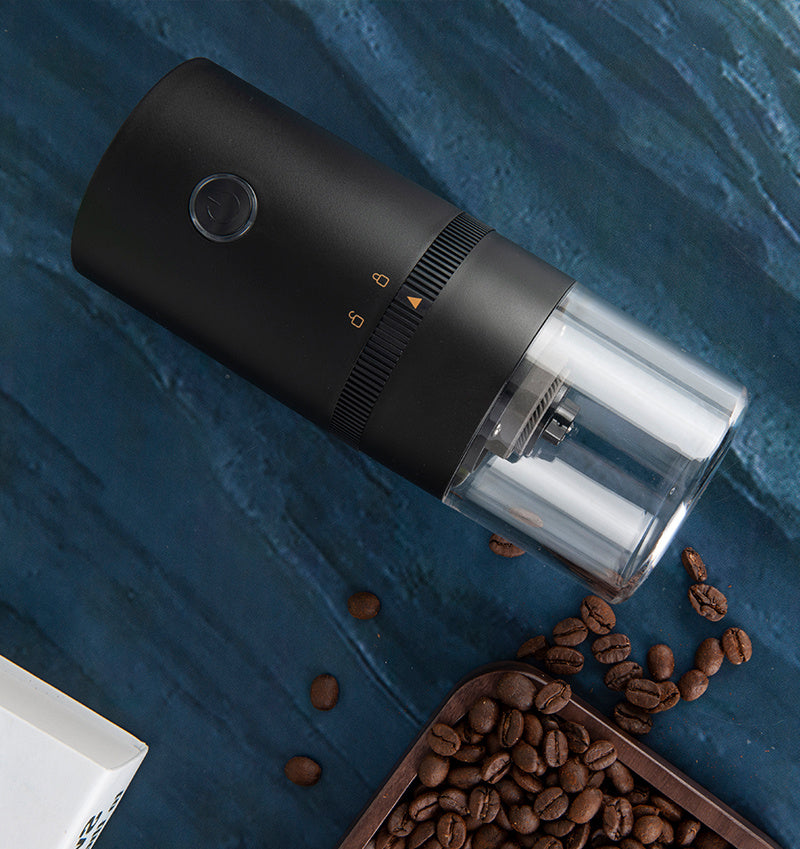 Portable Electric Coffee Grinder – USB Rechargeable with Ceramic Grinding Core