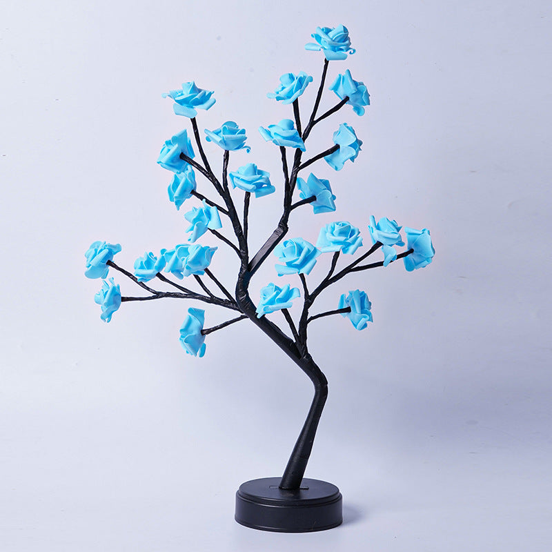 Flower Tree Rose Lamp – USB Fairy Light for Weddings, Valentine’s & Home Decor