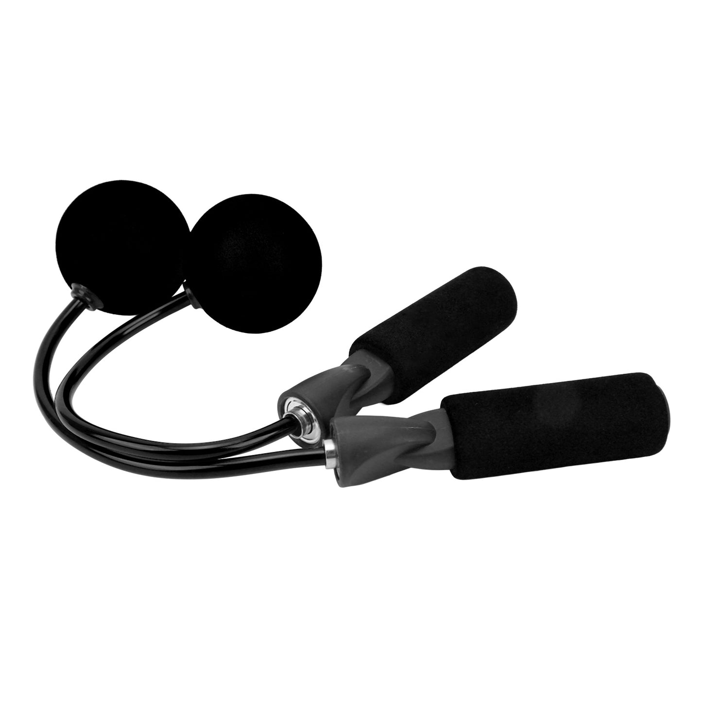 Ropeless Jump Rope – Cordless Fitness Training for Cardio & Fat Burning (Black)