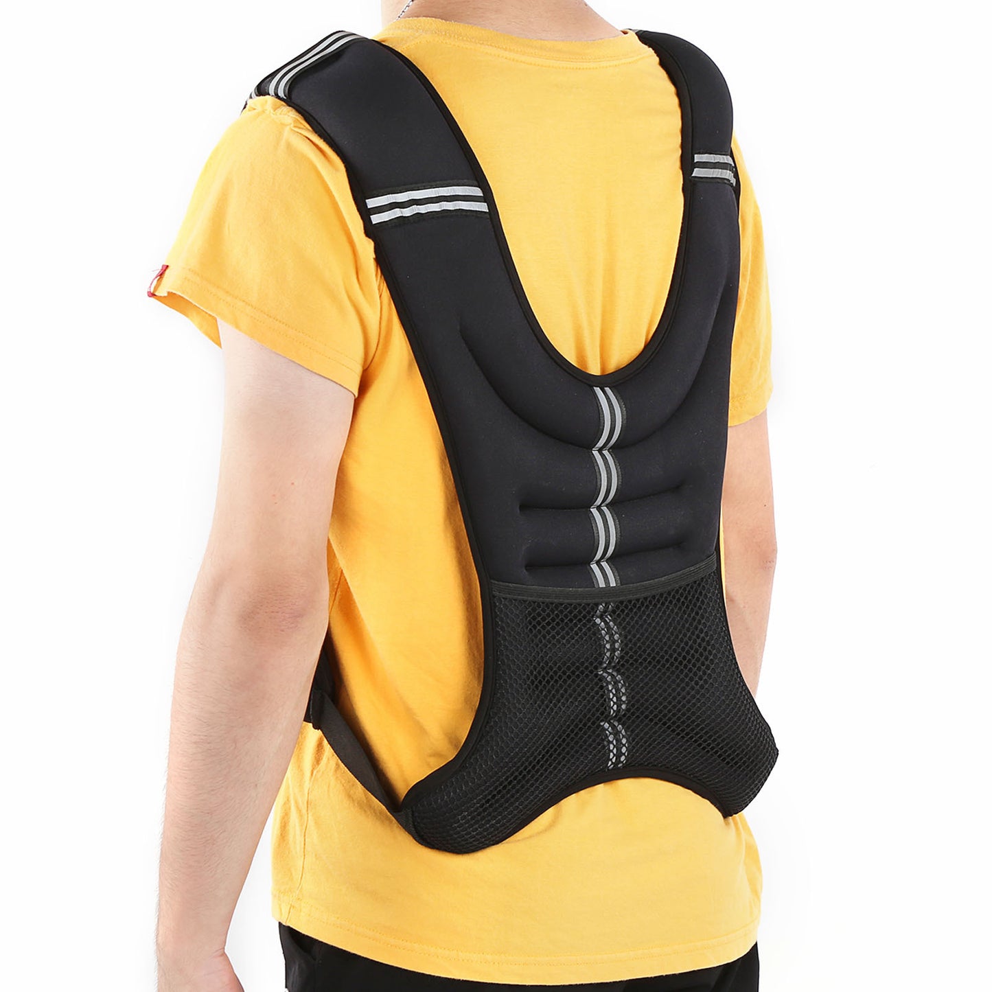 Adjustable Weighted Vest – Strength Training Jacket with Buckle for Workout & Fitness