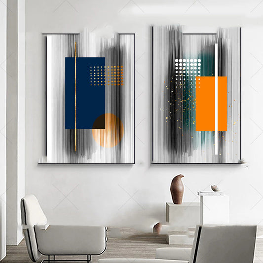 Modern Abstract Art Canvas Poster – Stylish Gallery Interior Decor