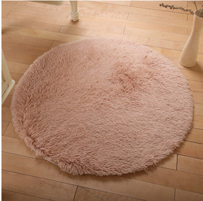 Fluffy Round Faux Fur Rug – Cozy & Stylish Plush Carpet for Any Room