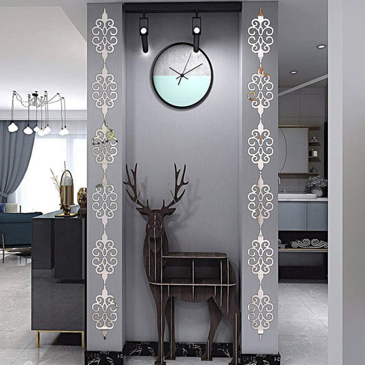 Acrylic Mirror Wall Sticker – Modern Home Decor Accent