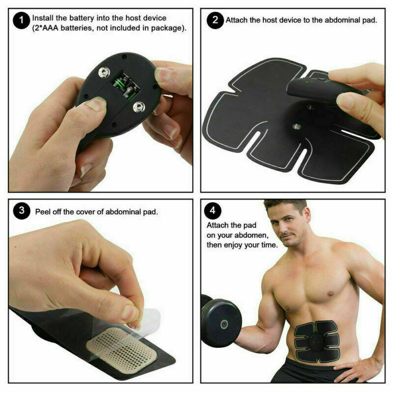 Electric Muscle Toner Machine – ABS Toning Belt for Core Strength & Fat Burning