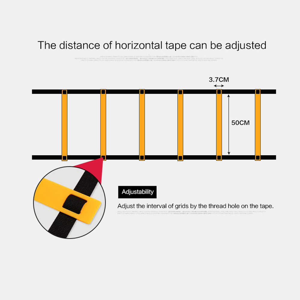 8m Speed & Agility Training Ladder – 16 Rung Soccer & Football Fitness Equipment