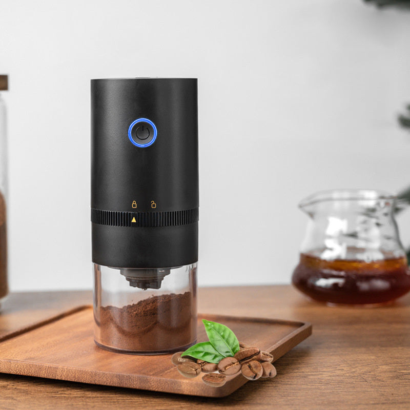 Portable Electric Coffee Grinder – USB Rechargeable with Ceramic Grinding Core