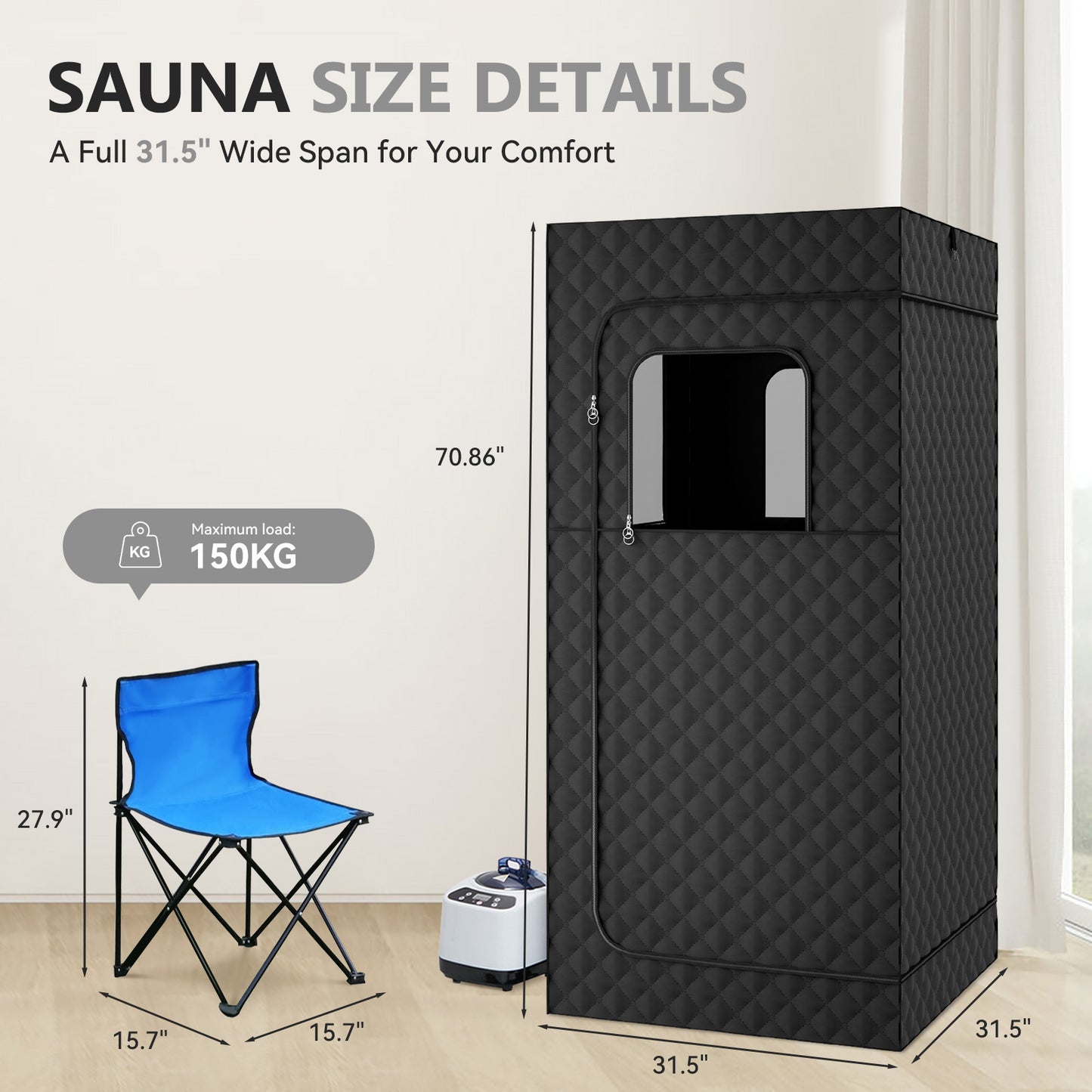 Home Sauna Room – Luxury Indoor Spa for Relaxation & Detox Therapy