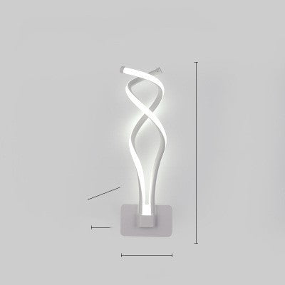 Nordic Minimalist LED Wall Lamp – Elegant Bedside Lighting for Modern Bedrooms