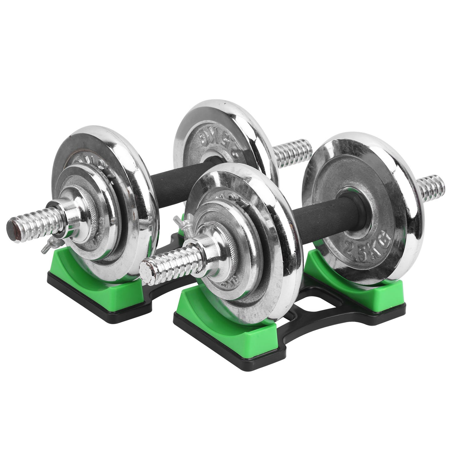 1 Pair Dumbbell Bracket Mat – Storage Frame Stand & Floor Protection Holder