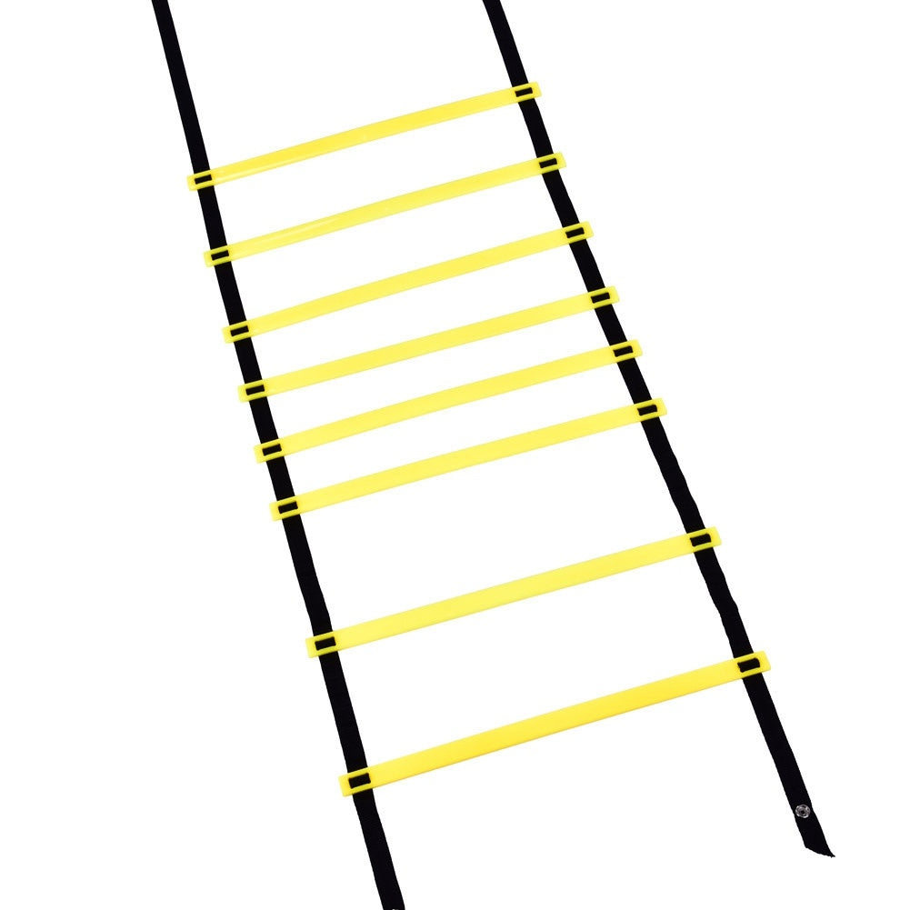 8m Agility Speed Training Ladder – Soccer & Football Fitness Drill Equipment (Yellow)