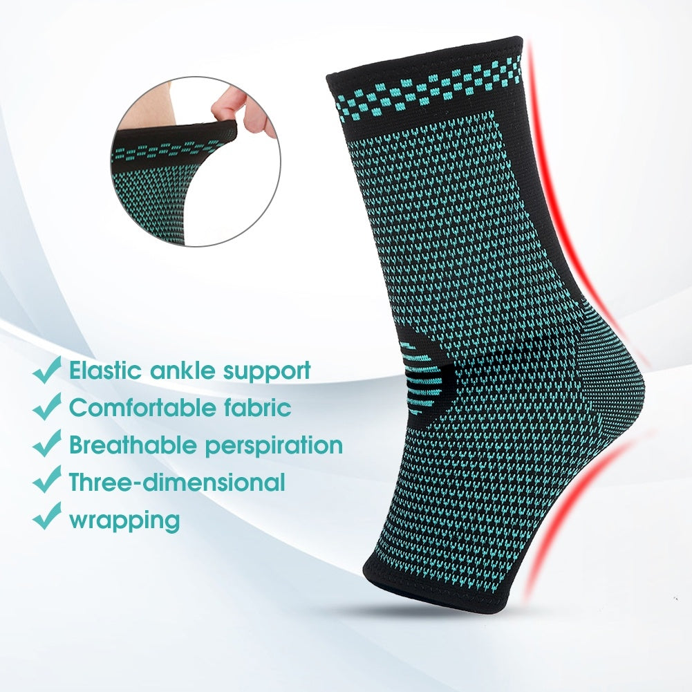 2PCS Ankle Support Compression Braces – Breathable & Protective Fitness Guards for Sports & Workouts