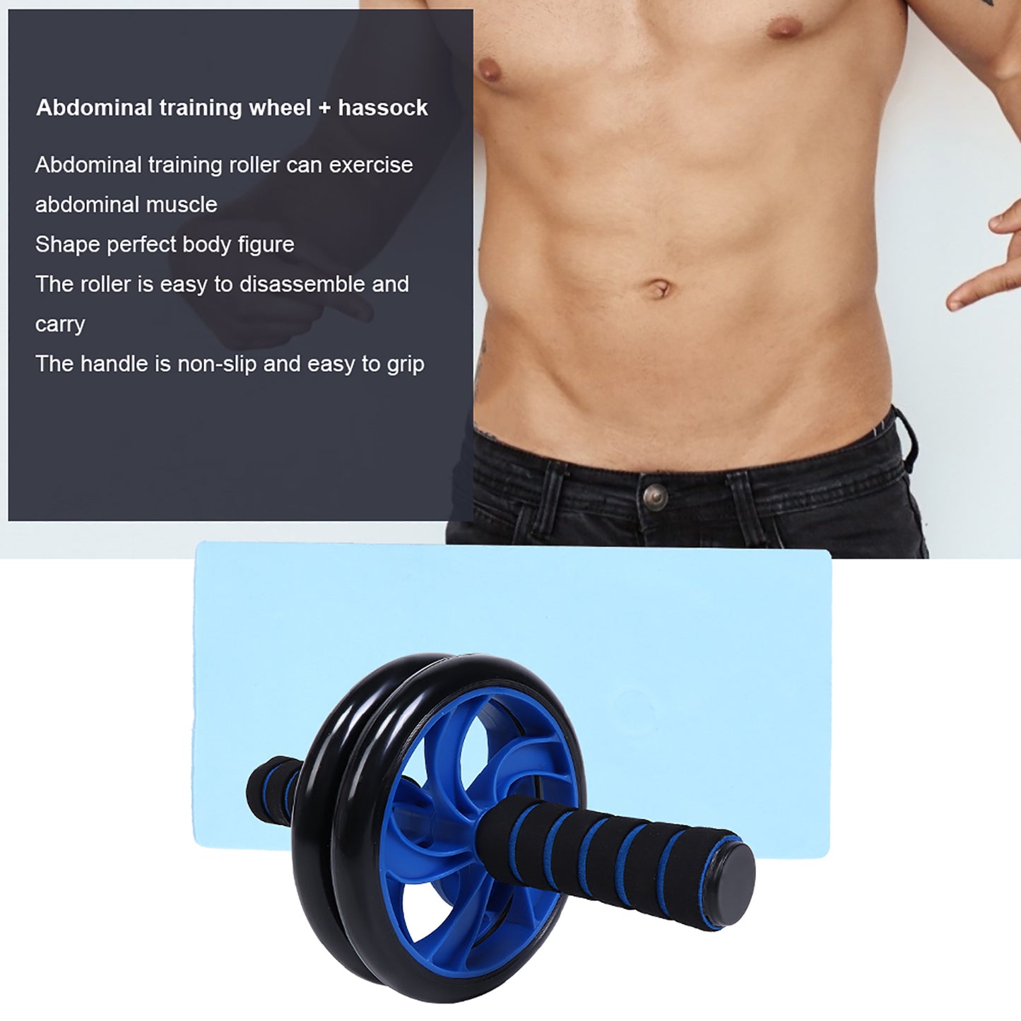 Abdominal Roller Wheel & Fitness Set – Complete Core & Strength Training Kit