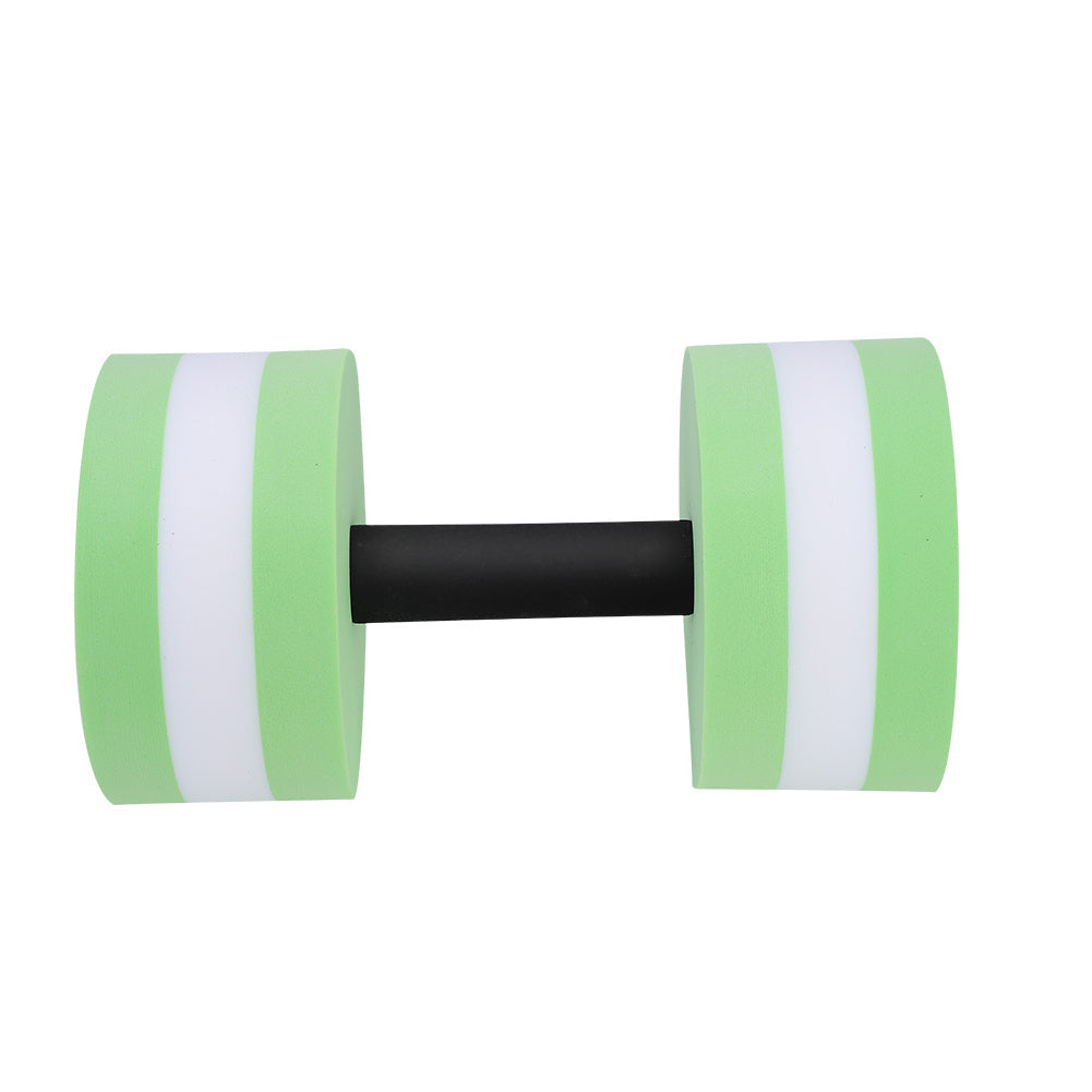 1 Pair Water Float Dumbbells – Fitness, Yoga & Bodybuilding Training Barbell (Green)