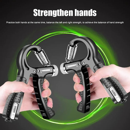 Professional Hand Grip Strength Trainer – Adjustable Carbon Fiber Foam Gripper for Hand & Arm Strength