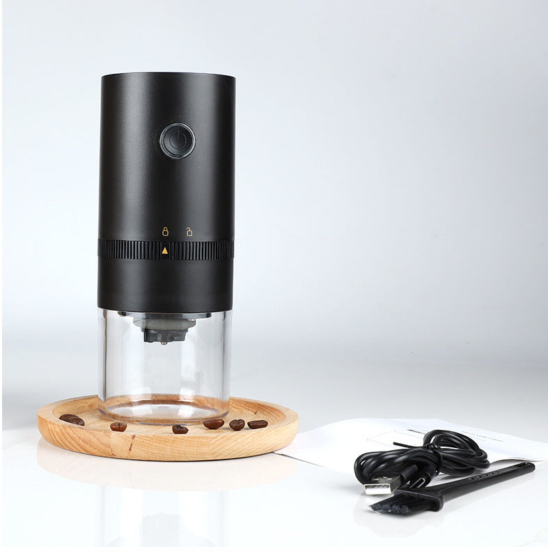 Portable Electric Coffee Grinder – USB Rechargeable with Ceramic Grinding Core