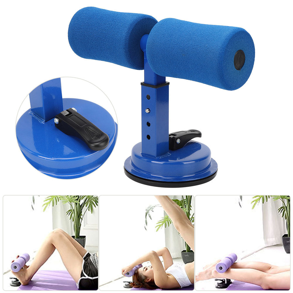 Crunches Assistant Sit-Up Aid – Abdominal Fitness Equipment for Core Training & Waist Fat Reduction (Blue)